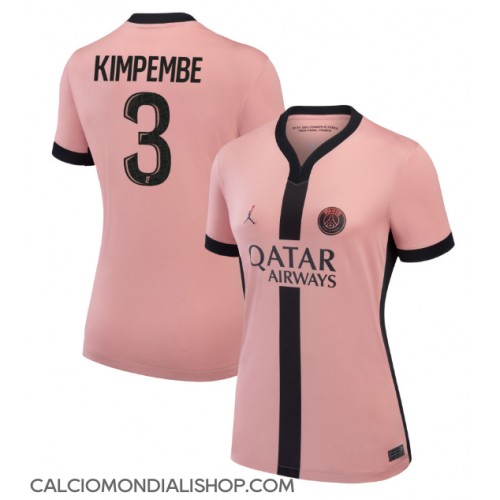 Maglie da calcio Paris Saint-Germain Presnel Kimpembe #3 Terza Maglia Femminile 2024-25 Manica Corta